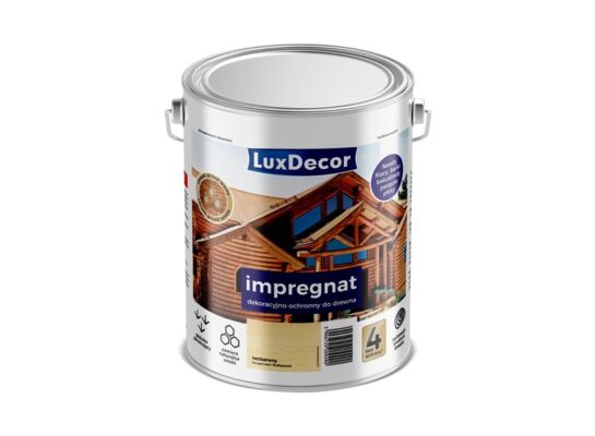 Impregnat dekoracyjno-ochronny bezbarwny 4,5 l Luxdecor