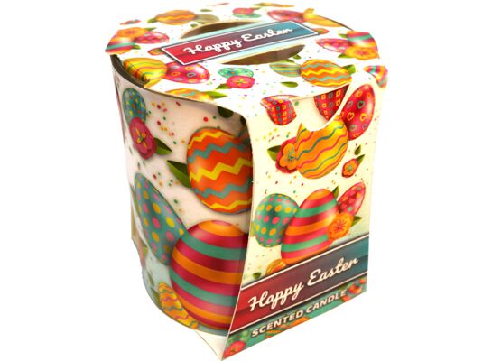 Świeca w szkle zapachowa Verona Kolorowe Jajka Wielkanocne