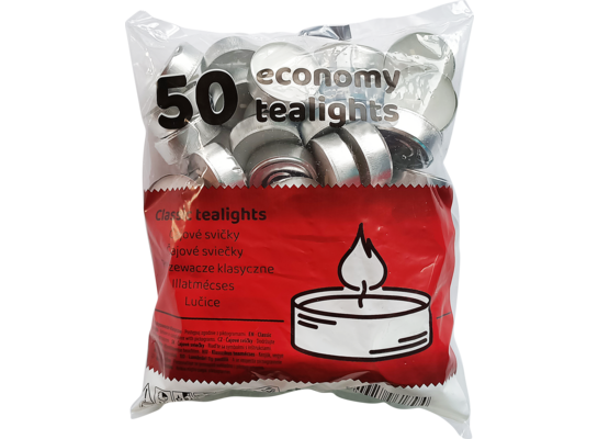 Podgrzewacz bez zapachu Economy biały 10 g 50 szt.