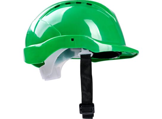 Kask budowlany zielony