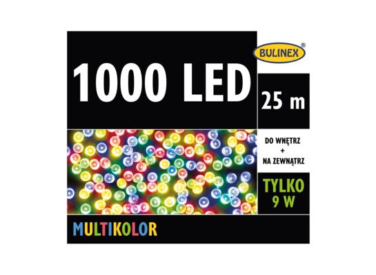 Lampki choinkowe LED 1000 mulikolor Bulinex