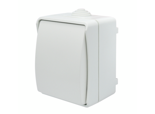 Łącznik zwierny dzwonek Aqua Plus IP54 biały