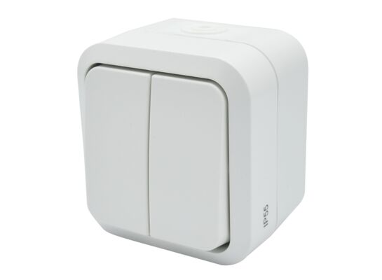 Łącznik świecznikowy Aqua Pro IP55 biały