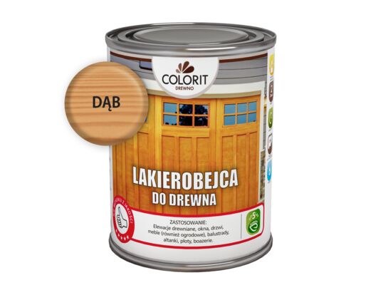 Lakierobejca do drewna Dąb 0,75 l Colorit Drewno