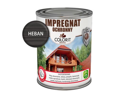 Impregnat ochronny heban 0,75 l Colorit Drewno