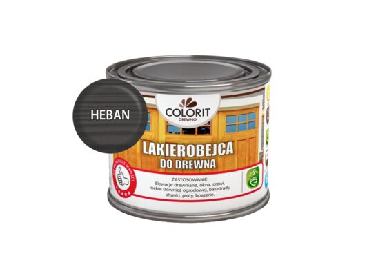 Lakierobejca do drewna Heban 0,375 l Colorit Drewno
