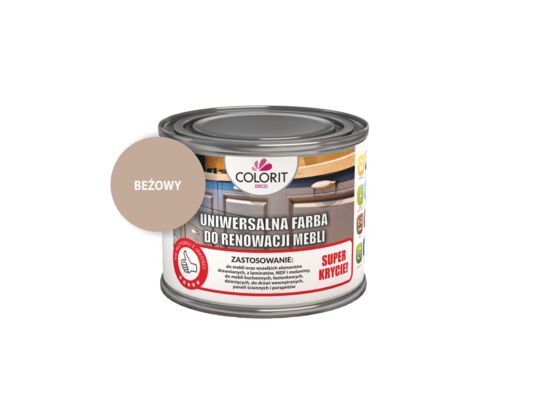 Farba do renowacji mebli beżowy 0,375 l Colorit