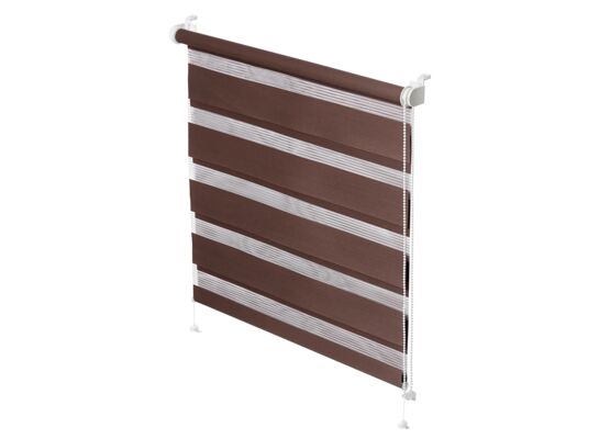 Roleta mini Zebra 725 brąz 76 x 150 cm