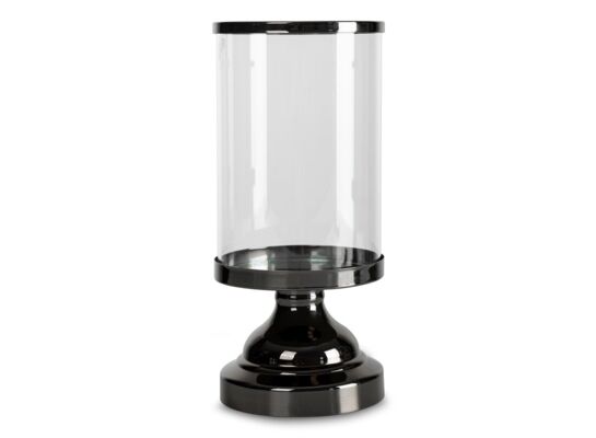 Świecznik dekoracyjny AXEL02, 13 x 28 cm transparentny