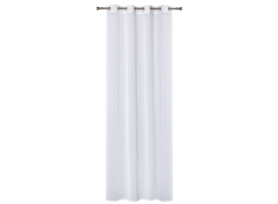 Firanka z kółkami MARY 140 x 280 cm biała