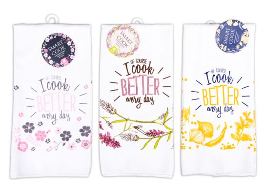 Ręczniczek kuchenny SMART COOK, mix 38 x 63 cm BBK