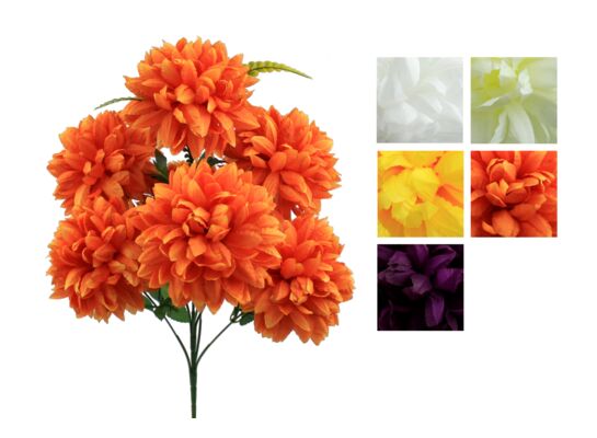Chryzantema bukiet 7 kwiatów 54 cm mix kolorów