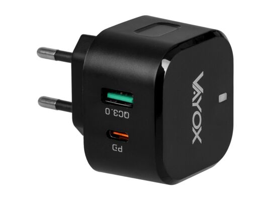 Ładowarka sieciowa USB Quick Charge 3.0 + PD 20W premium line VA0001 Vayox
