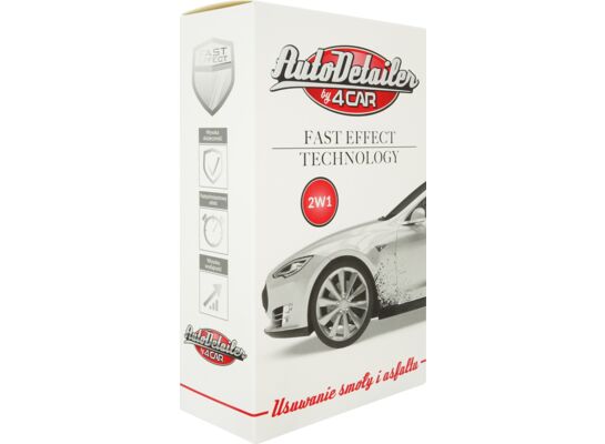 Usuwanie smoły i asfaltu 2w1 + waciki + gąbka 2x 250 ml AutoDetailer by 4CAR