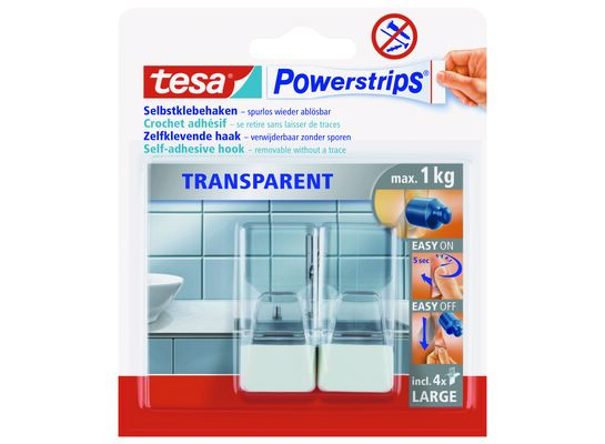 Haczyk przezroczysty 2 sztuki