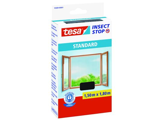 Moskitiera okienna czarna 1,5 x 1,8 m