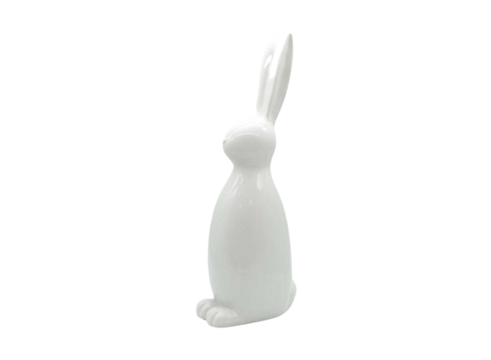 Figurka ceramiczna królik biała 49 cm