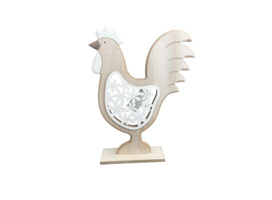 Figurka drewniana kogut 29,5 cm