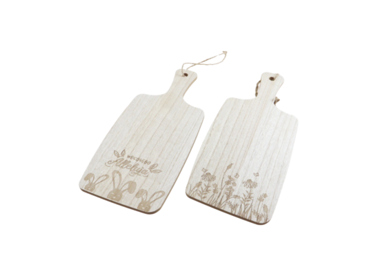 Deska drewniana z motywem wielkanocnym 40 x 18 cm mix wzorów