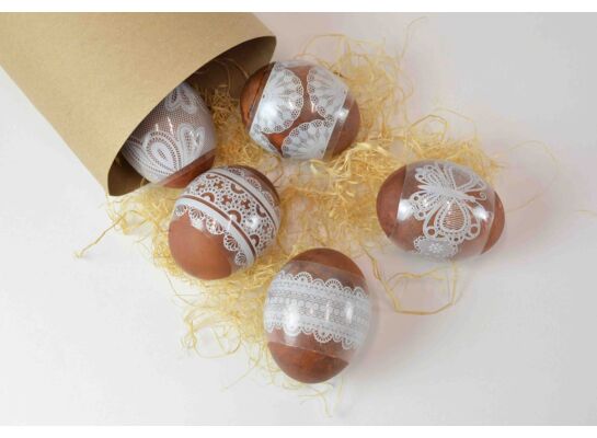 Owijki termokurczliwe na jaka wzór koronkowy 9 szt.