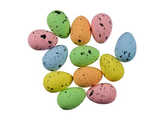 Pisanki nakrapiane 3,5 cm 12 sztuk mix kolorów