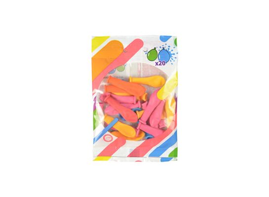 Balony na wodę kolorowe 20 szt.