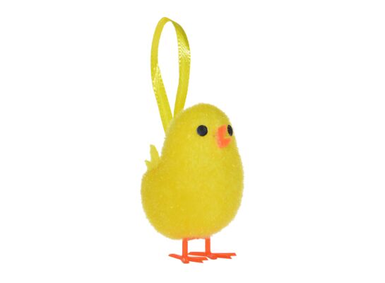 Zawieszki wielkanocne kurczaczki 6 sztuk wielokolorowy