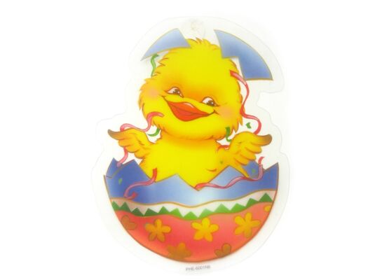 Dekoracja wielkanocna okienna kurczak