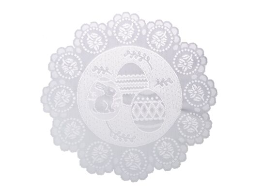 Serwetka na koszyczek z ażurowym wzorem