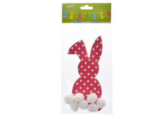 Girlanda zrób to sam - zające z pomponikami