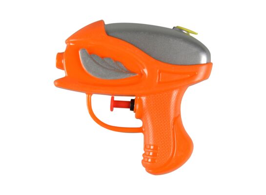 Pistolet na wodę pomarańczowo-szary 11 cm
