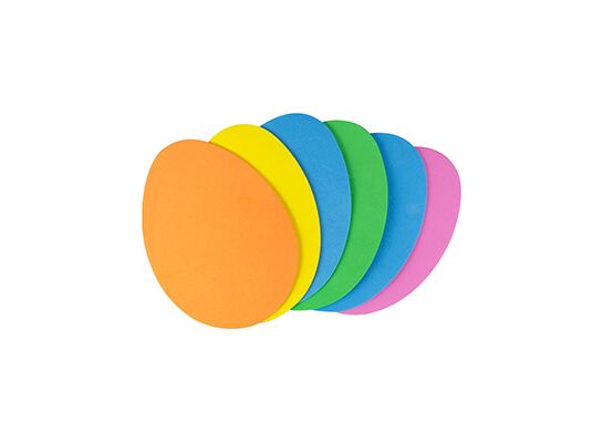 Baza piankowa do dekorowania jajko 6 sztuk mix kolorów