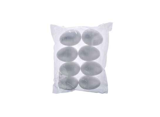 Jajko styropianowe 6 cm białe 8 szt.