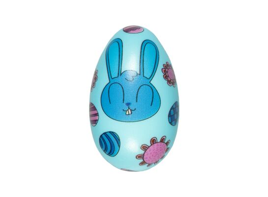 Pisanka antystresowa 6,5 cm niebieska