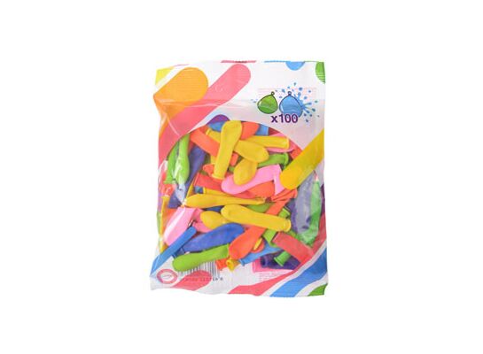 Balony na wodę kolorowe 100 szt.