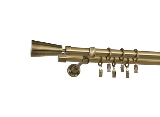 Karnisz Vaso II 200 cm mosiądz antyczny 19 mm Bojanek