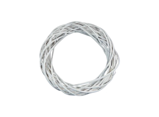 Koło wiklinowe białe śr. 30 cm