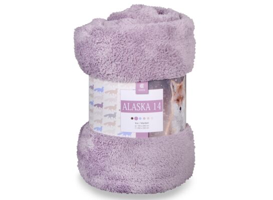 Koc ALASKA 14, fiolet 200 x 220 cm, BBK