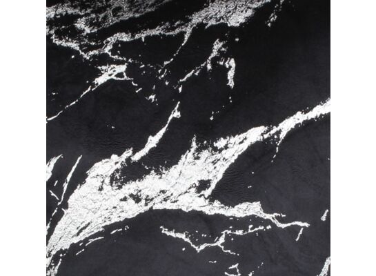 Obrus STORM 85 x 85cm czarno-srebrny