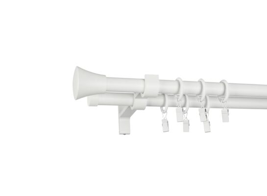 Karnisz Tazza II 200 cm biały mat 19 mm Bojanek