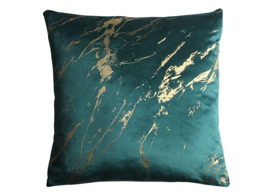 Poduszka STORM 45 x 45 cm zielono-złoty