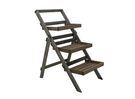 Kwietnik stojący składany 81 cm szary