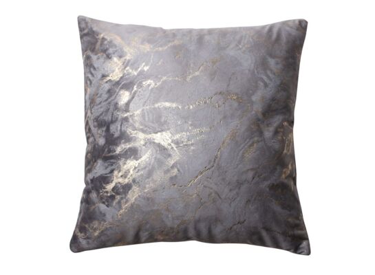 Poszewka MARBLE 45 x 45 cm szary