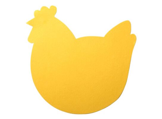 Podkładka filcowa KURA śr. 38 cm żółty
