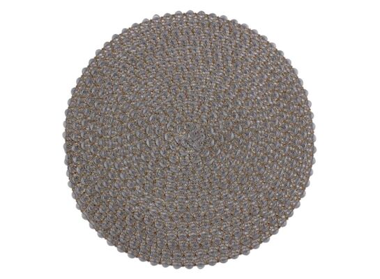 Podkładka VIENNA śr. 38 cm szaro-złoty