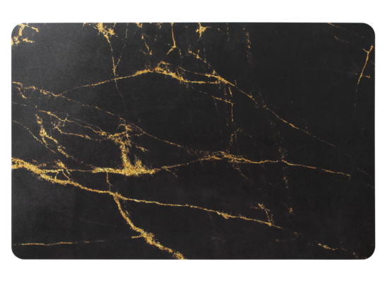 Podkładka PORTORO 43,5 x 28 cm czarno-złoty
