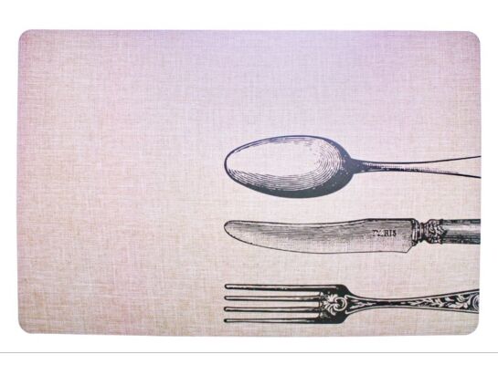 Podkładka POSATE 43,5 x 28,5 cm brązowo-czarny