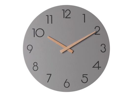 Zegar ścienny DIEGO2 śr.30 x 4 cm szary