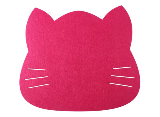 Podkładka filcowa KOT 38 x 34 cm amarantowy