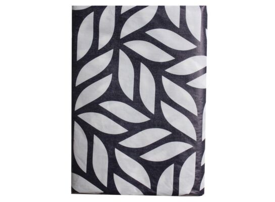 Obrus winylowy MUSTER 150 x 180 cm biało-czarny